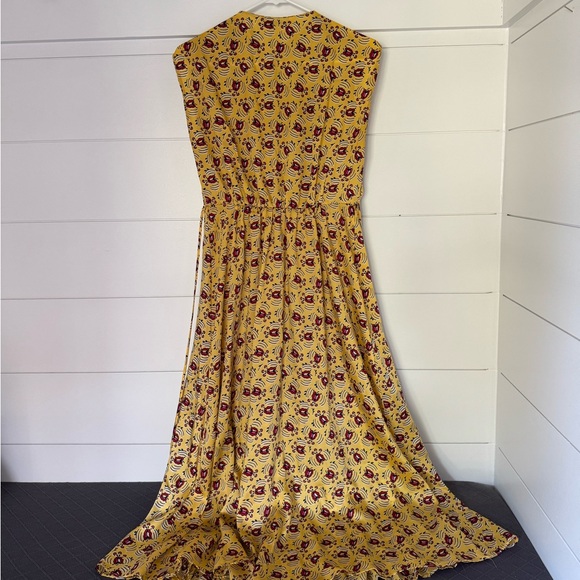 Zara Yellow Floral Sleeveless Dress, Women’s S - Picture 6 of 8